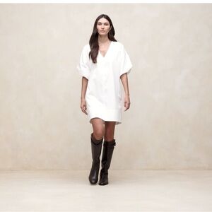 Brand new with tags Banana Republic white dress.